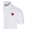 Logo patch polo shirt