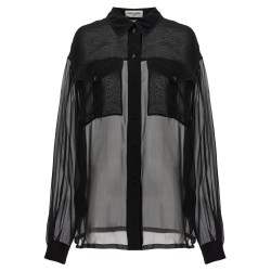 Silk muslin shirt