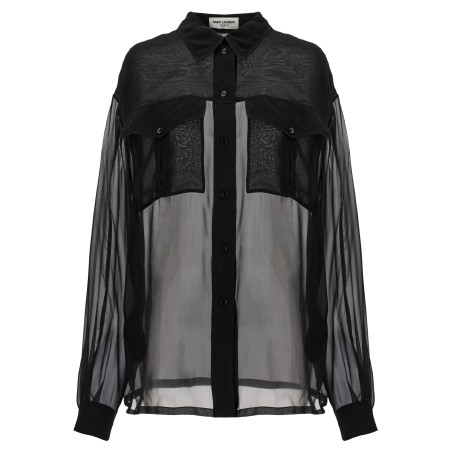 Silk muslin shirt