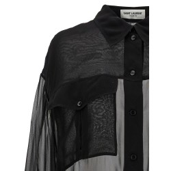 Silk muslin shirt