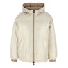 Laminated reversible down jacket