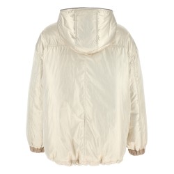 Laminated reversible down jacket