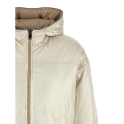 Laminated reversible down jacket