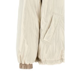 Laminated reversible down jacket