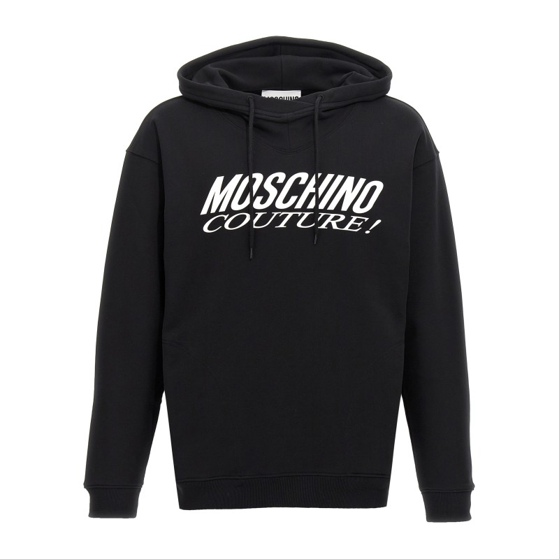 Logo print hoodie