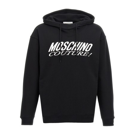 Logo print hoodie