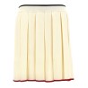 Knitted pleated skirt