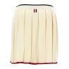 Knitted pleated skirt