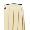 Knitted pleated skirt