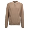 Wool polo shirt
