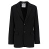 Single-breasted martingale blazer