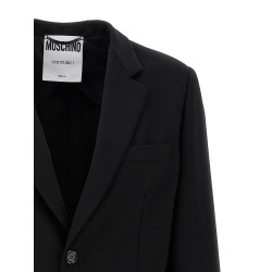 Single-breasted martingale blazer