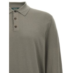 Wool polo shirt