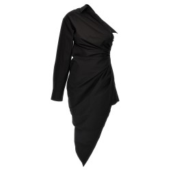 Asymmetrical shirt dress