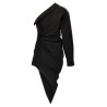 Asymmetrical shirt dress
