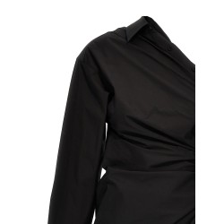 Asymmetrical shirt dress
