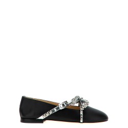 'Crystal Studs' ballet flats