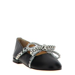 'Crystal Studs' ballet flats