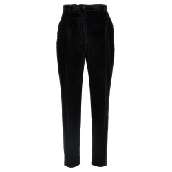 Velvet tuxedo pants