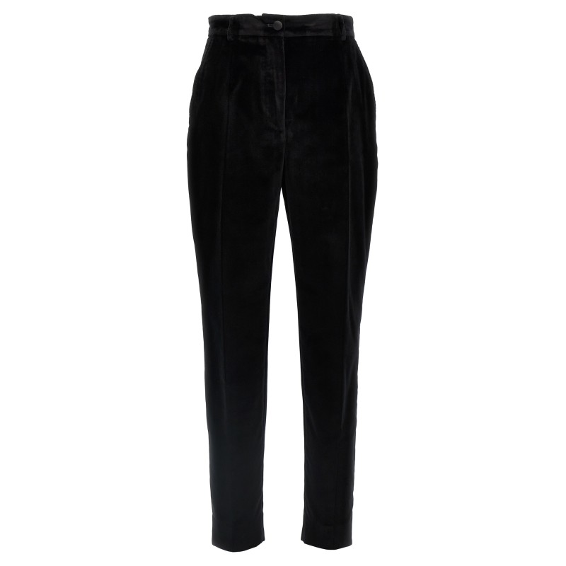 Velvet tuxedo pants