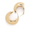 'Shiny Crescent' earrings