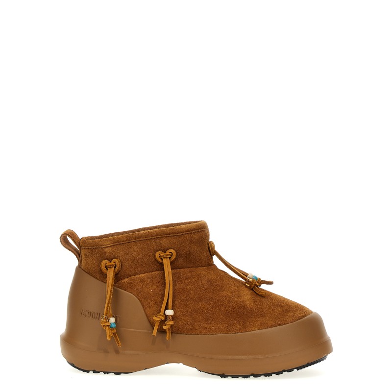 'Luna Low Suede Beads' ankle boots