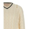 'V' neckline sweater