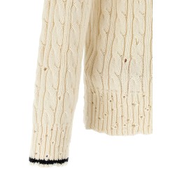 'V' neckline sweater
