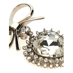 Metal bow earrings