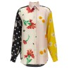 Patchwork print shirt