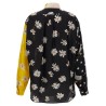 Patchwork print shirt