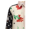 Patchwork print shirt