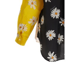 Patchwork print shirt