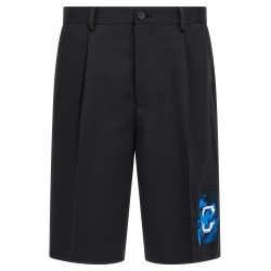 Patch Bermuda shorts
