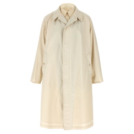 Layered trench coat