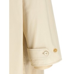 Layered trench coat