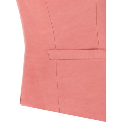 Linen viscose vest