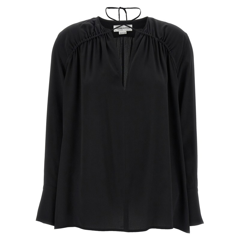 'Gather Detail Tie' blouse