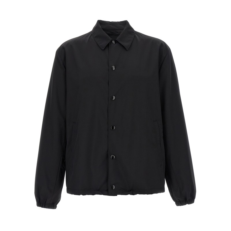 Travel wool blouson