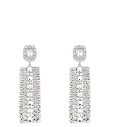 'Multi Crystal Droplet' earrings