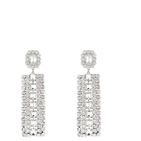 'Multi Crystal Droplet' earrings