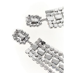 'Multi Crystal Droplet' earrings