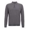 Virgin wool polo shirt
