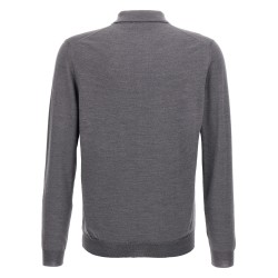 Virgin wool polo shirt