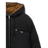 Re-Nylon maxi down jacket