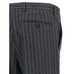 Pinstriped dress