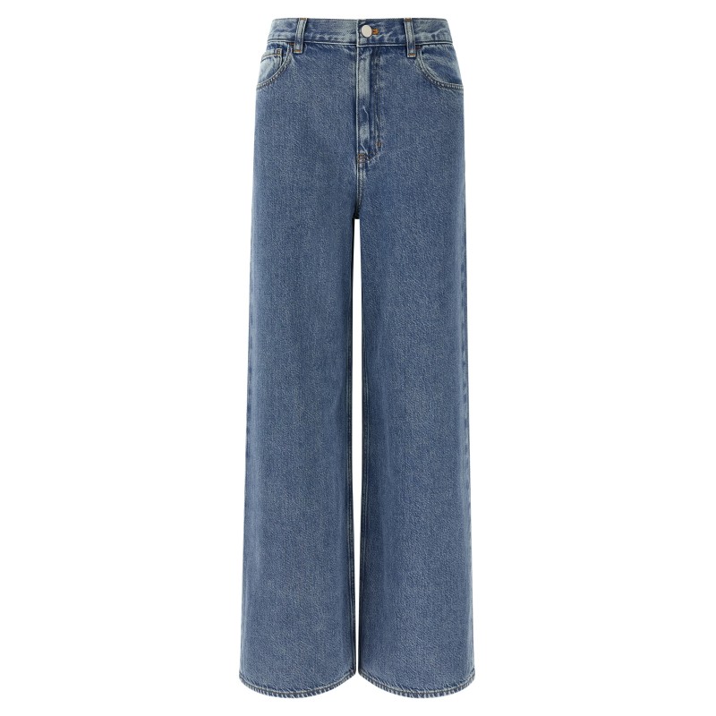 'High-Waisted Wide-Leg' jeans