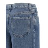 'High-Waisted Wide-Leg' jeans