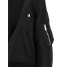 Nylon insert cardigan