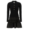 'Melange Rib Knit Mini' dress